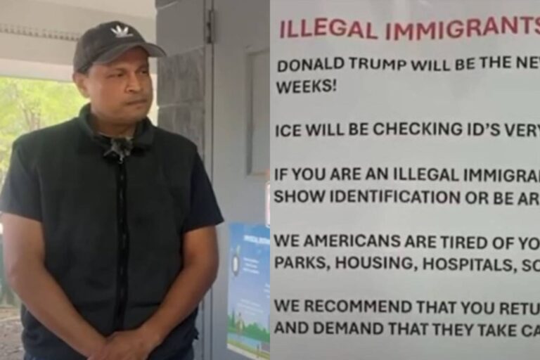 Es latino, vive en Georgia y encontró volantes antiinmigrantes que lo preocuparon: Nos van a sacar de aquí