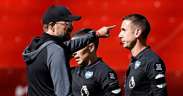 La drástica decisión que tomó la Premier con el árbitro que fue filmado insultando a Klopp e inhalando un polvo blanco en plena Euro