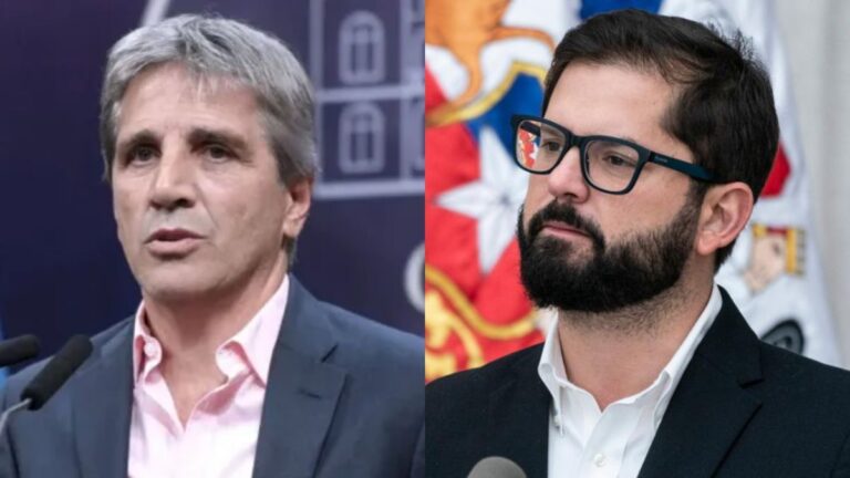 Tras los dichos de Luis Caputo, el Gobierno redobla la apuesta contra Gabriel Boric