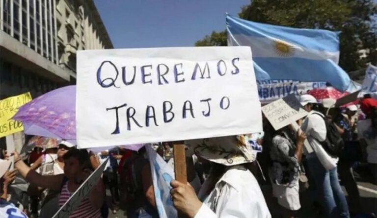 En el gobierno de Milei el desempleo y la precarización subió a 6,4% en el 2024