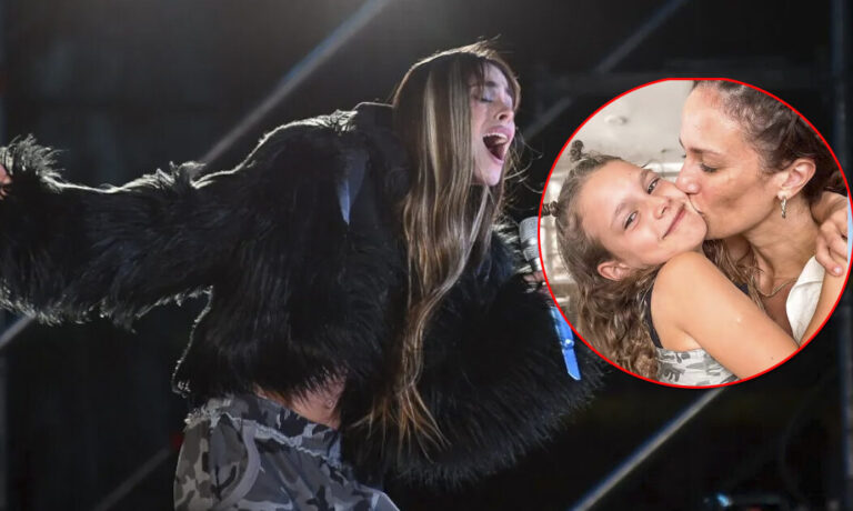 La hija de Paula Chaves cantó con Tini Stoessel en el polémico show en Palermo
