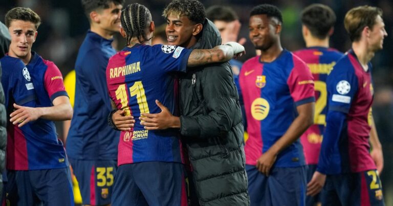 Barcelona aplastó al Borussia Dortmund y puso un pie en semis