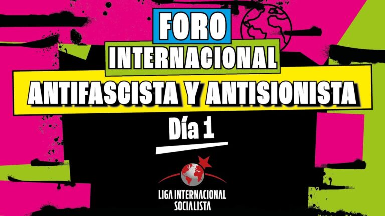 Foro Internacional Antisionista y Antifascista. 1 Jornada