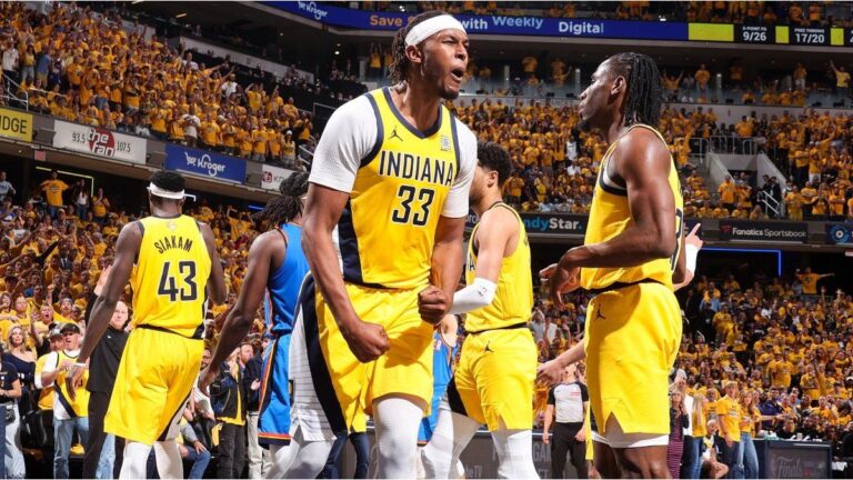 Finales de la NBA: Indiana derrotó a Oklahoma y forzó un séptimo partido para definir el título