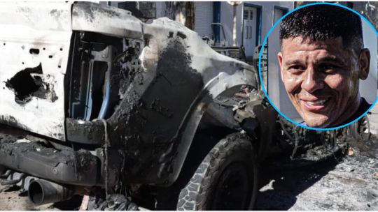 Incendiaron una camioneta que le pertenecería a Marcos Rojo: su valor rondaba los 100 mil dólares
