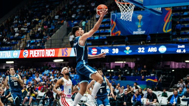 Argentina derrotó a Puerto Rico en tiempo extra y se metió en semifinales de la AmeriCup