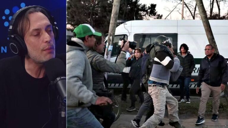 Tronco Figliuolo acusó al peronismo por los incidentes en el acto de Javier Miel: «Tirando piedras»