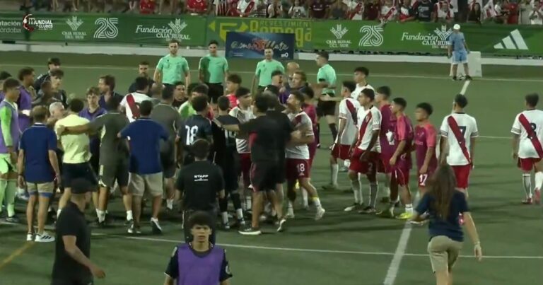River estudia si tomará medidas luego del escándalo en el Mundial de Clubes juvenil