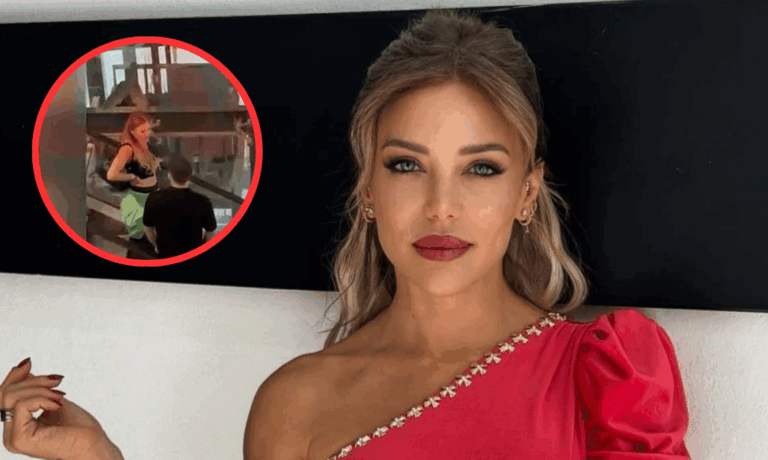 El escandaloso video de Evangelina Anderson a los besos con un futbolista que no es Leandro Paredes