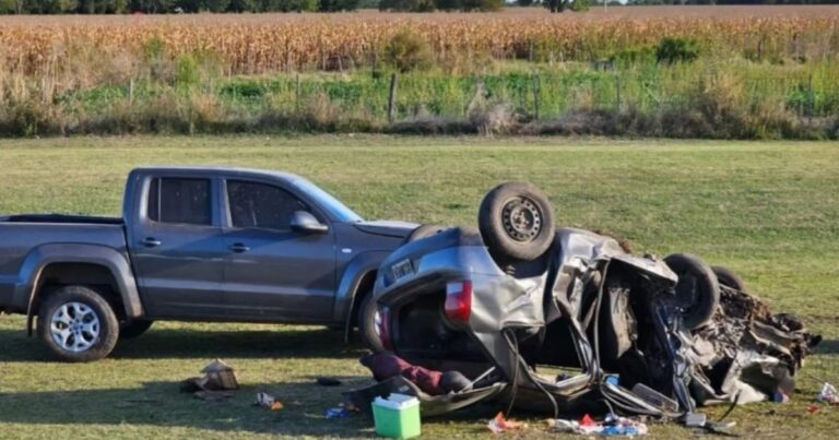 Un chico de 14 años causó una tragedia: triple choque y un muerto en una ruta de Chivilcoy