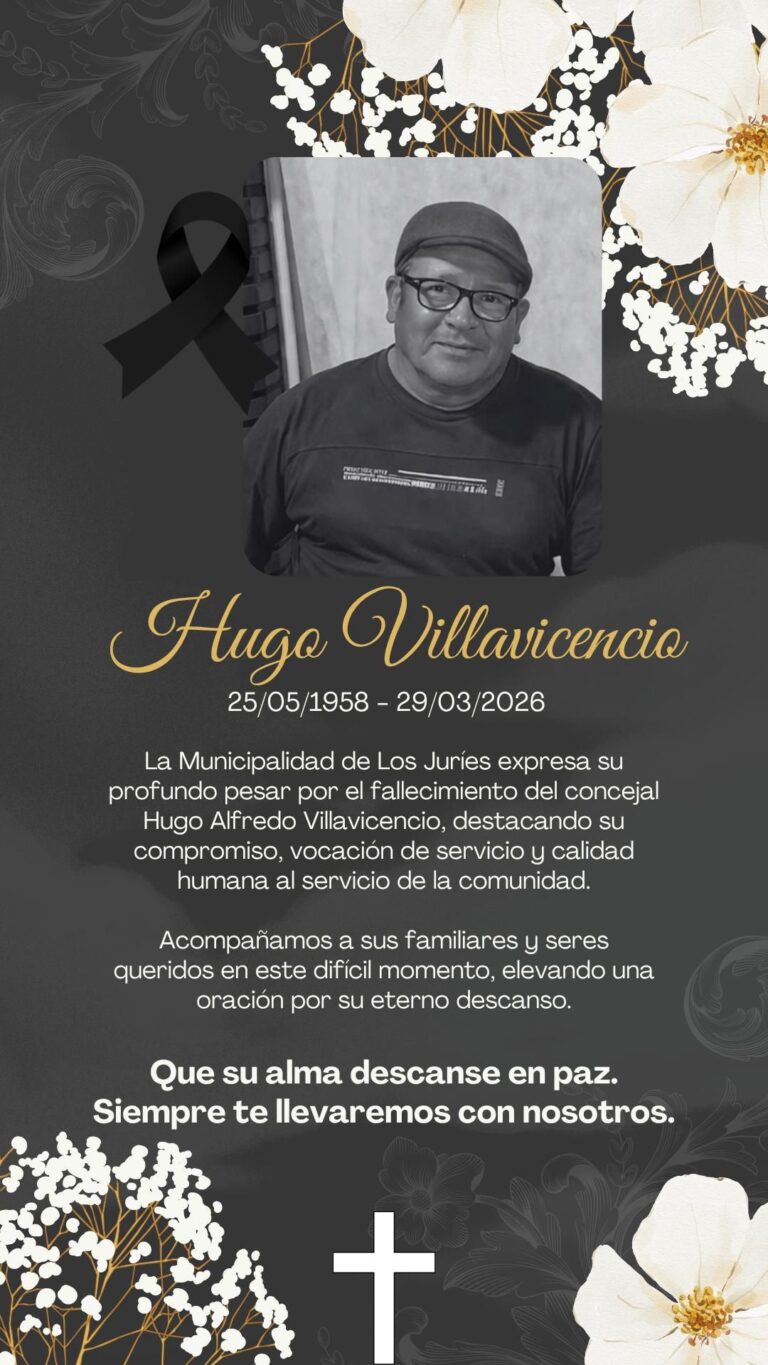 Hugo Alfredo Villavicencio, concejal de Los Juríes, Santiago del Estero