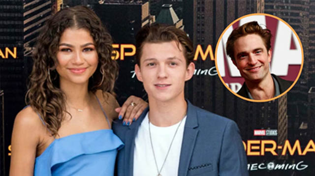 Zendaya, Tom Holland y Robert Pattinson en una entrevista conversando sobre cine.