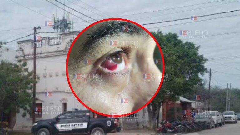Camión estacionado en calle de Añatuya, Santiago del Estero