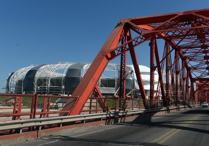 Rotonda del Puente Carretero en Santiago del Estero