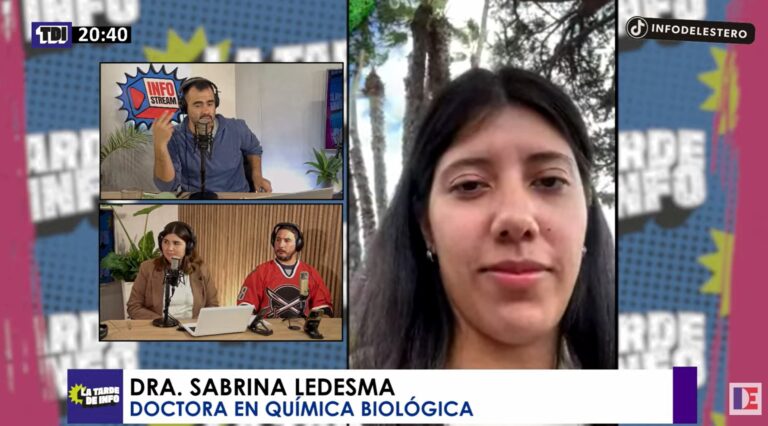 Dra. Sabrina Ledesma en San Diego, California, recibiendo el premio Global Scholar in Training Award
