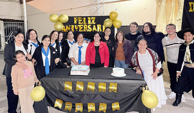 Celebración del 34 aniversario del Colegio Secundario Dr. René Favaloro en Santiago del Estero