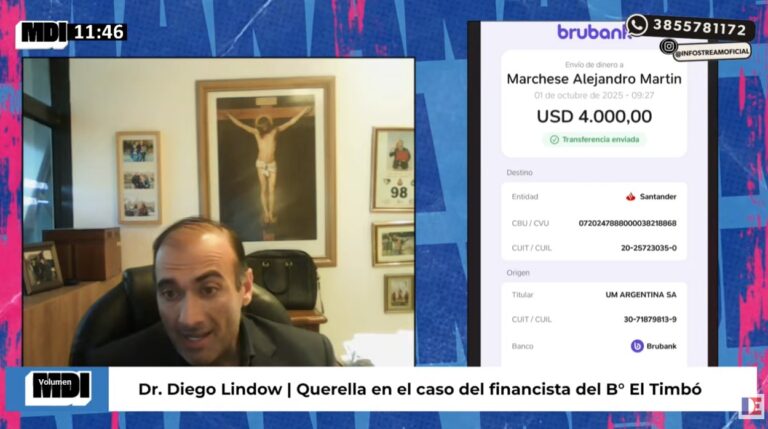 Ilustración de una balanza de justicia sobre un gráfico financiero, representando el caso judicial.