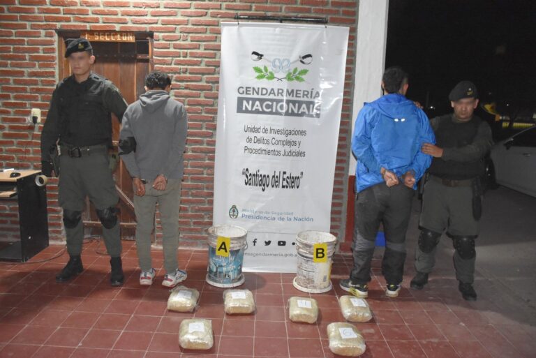 Imagen referencial de un operativo policial contra el narcotráfico en Santiago del Estero