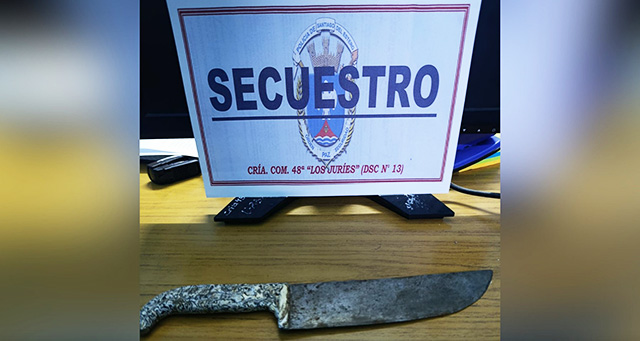Policía detiene a un joven en Los Juríes, Santiago del Estero