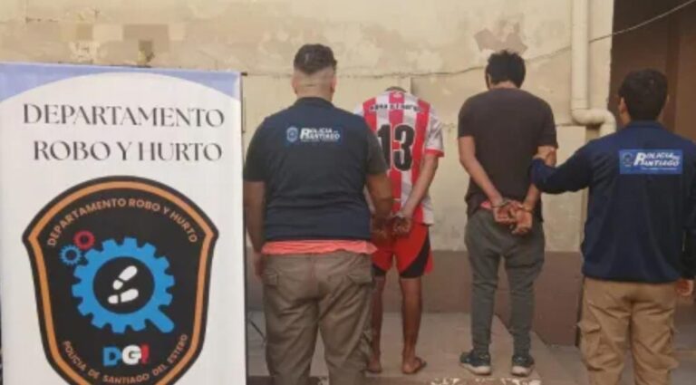 Ilustración genérica de un operativo policial en Santiago del Estero.