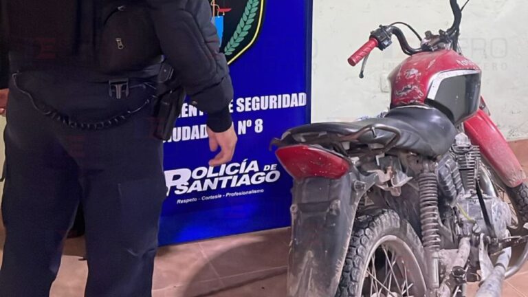 Operativo policial en ruta de Santiago del Estero tras robo de motocicletas