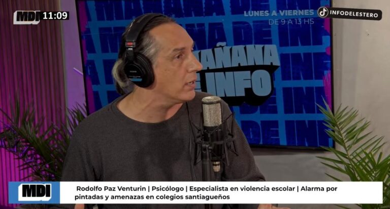 Especialista en violencia escolar analizando situación en instituciones educativas