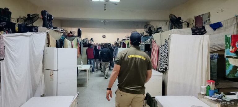 Operativo antidrogas de Gendarmería en el Penal Federal de Colonia Pinto