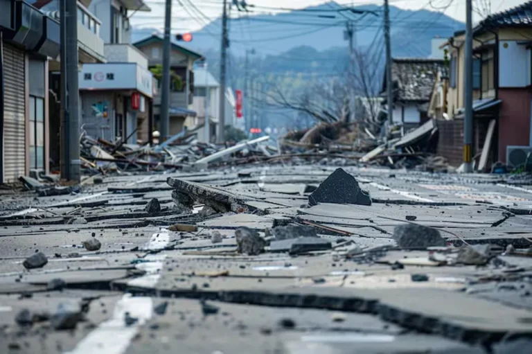 Mapa de Japón mostrando la zona del epicentro del sismo y el Anillo de Fuego del Pacífico.