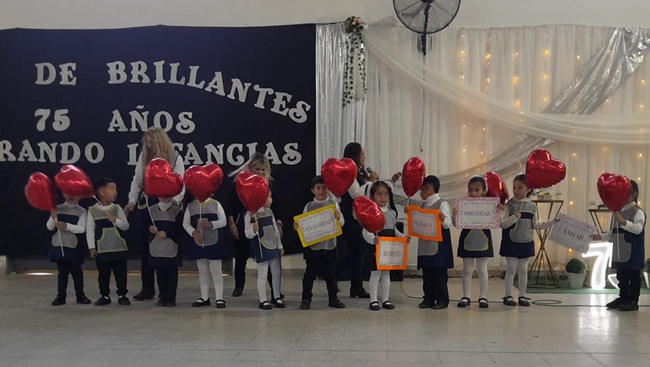 Acto por los 75 años del Jardín de Infantes N°46 Remedios de Escalada de San Martín en Santiago del Estero