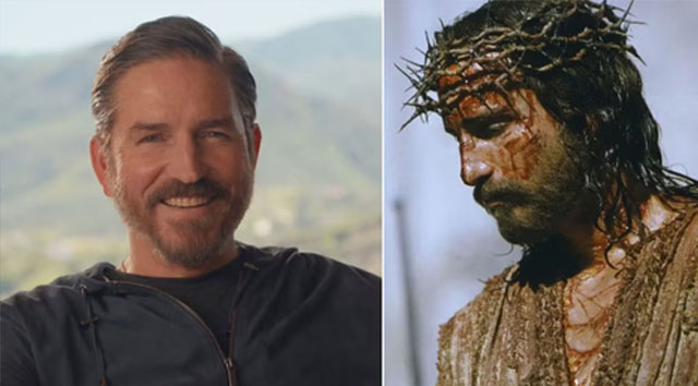 Fotografía del actor Jim Caviezel en un evento público.