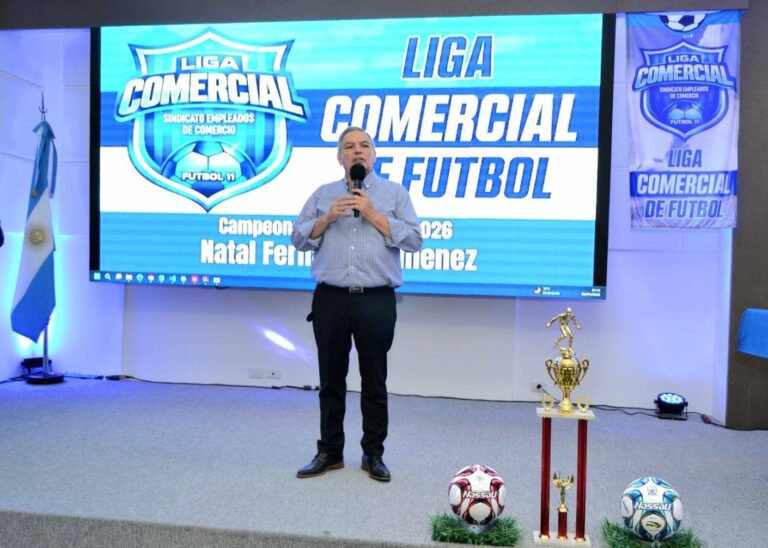 Presentación del calendario 2026 de la Liga Comercial de Fútbol en Santiago del Estero