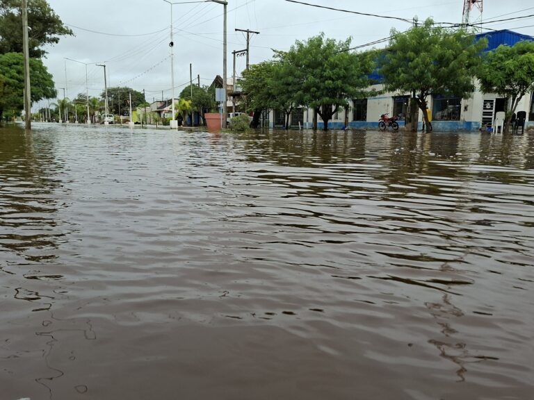 Inundaciones en Los Juríes tras intensas lluvias