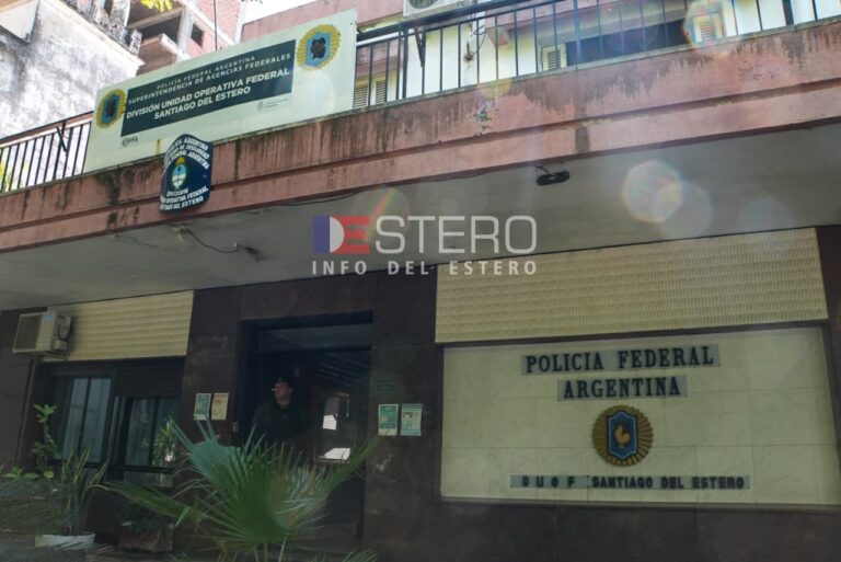 Juzgado y efectivos policiales en Santiago del Estero por caso de cocaína robada