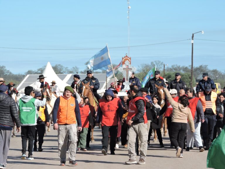 Imagen de la Virgen de Huachana, protagonista de la visita a la fiesta del Señor de los Milagros en Mailín.