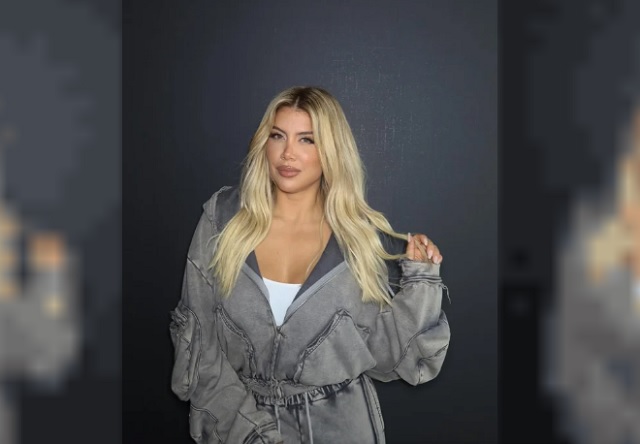Wanda Nara en el aeropuerto rumbo a Uruguay para el rodaje de su película.