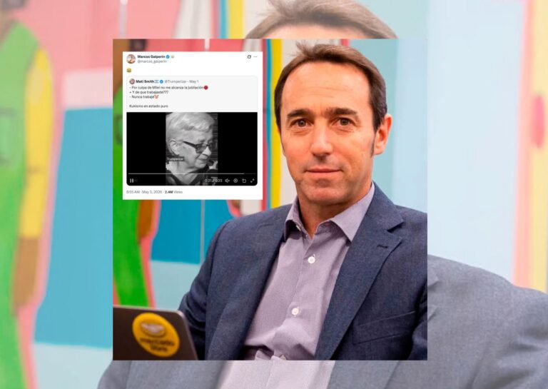 Captura de pantalla del cruce en X entre Coscu y Marcos Galperin