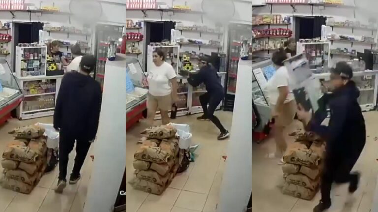 Imagen de seguridad de un robo en un comercio de La Banda