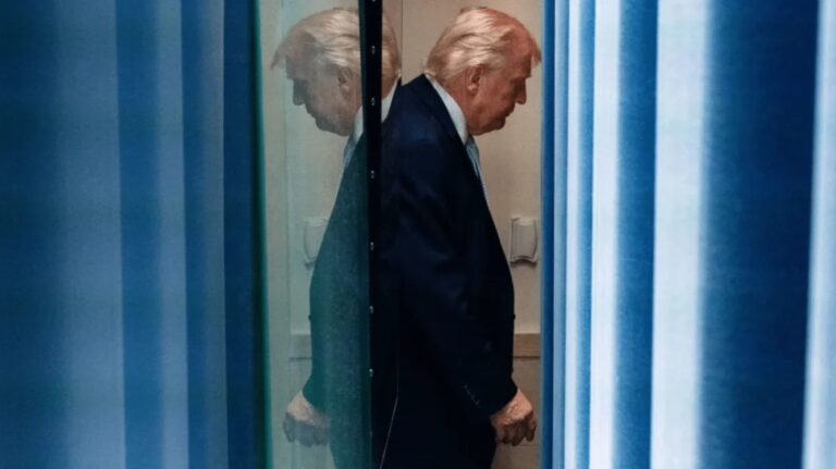 Donald Trump y bandera de Irán en contexto de tensión diplomática